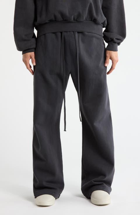 Cotton Fleece Flare Sweatpants