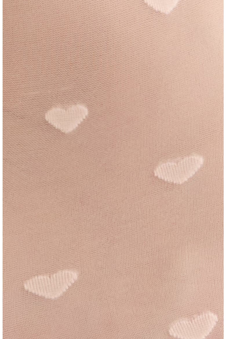 Heart Sheer Ankle Socks, Alternate, color, PINK BUBBLES