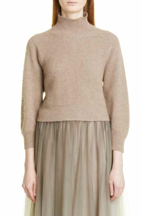 Fabiana Filippi Rib Funnel Neck Sweater