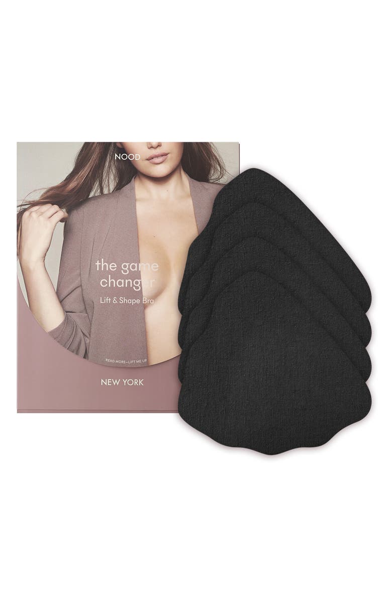NOOD 4-Pack Waterproof Adhesive Bras, Main, color, Black