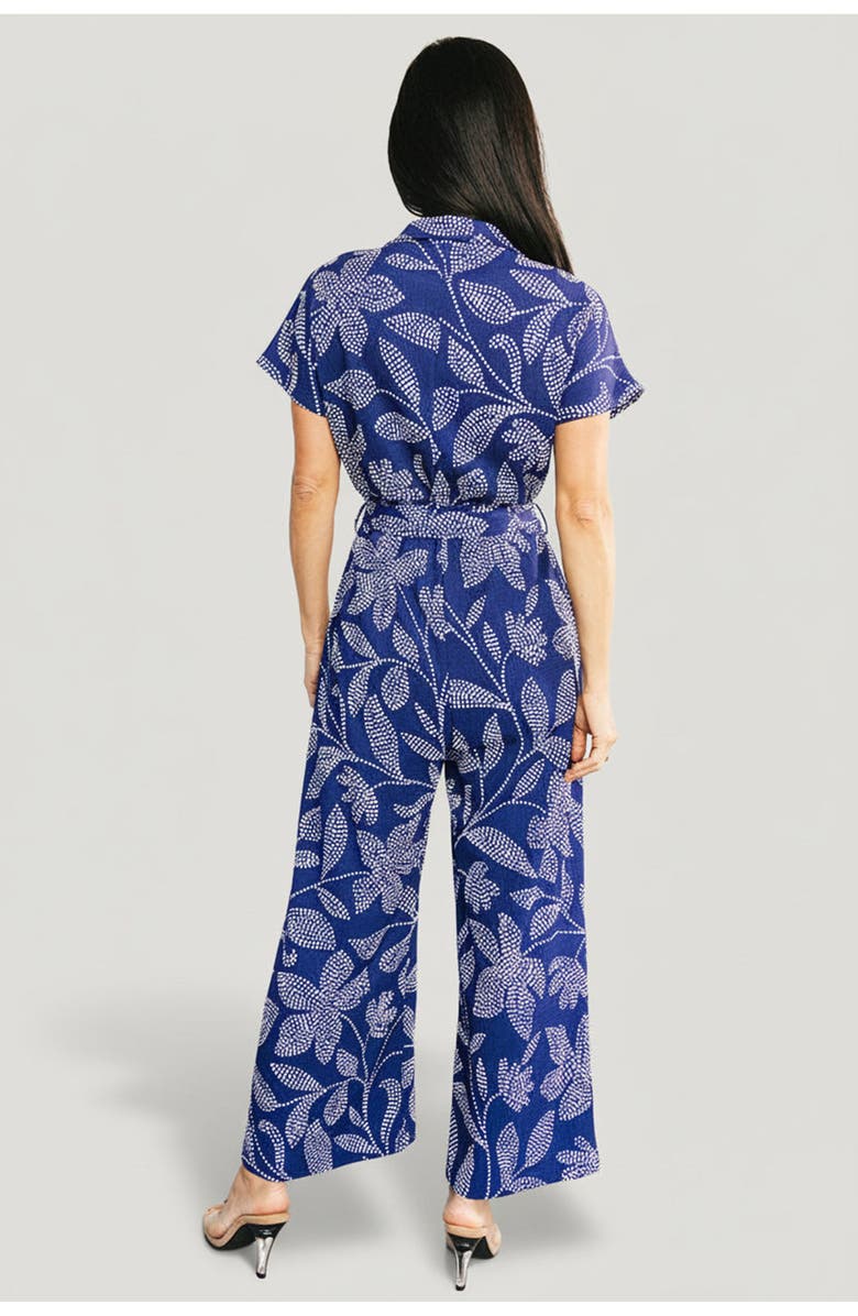 Baltic Børn Costa Jumpsuit, Alternate, color, Blue Print