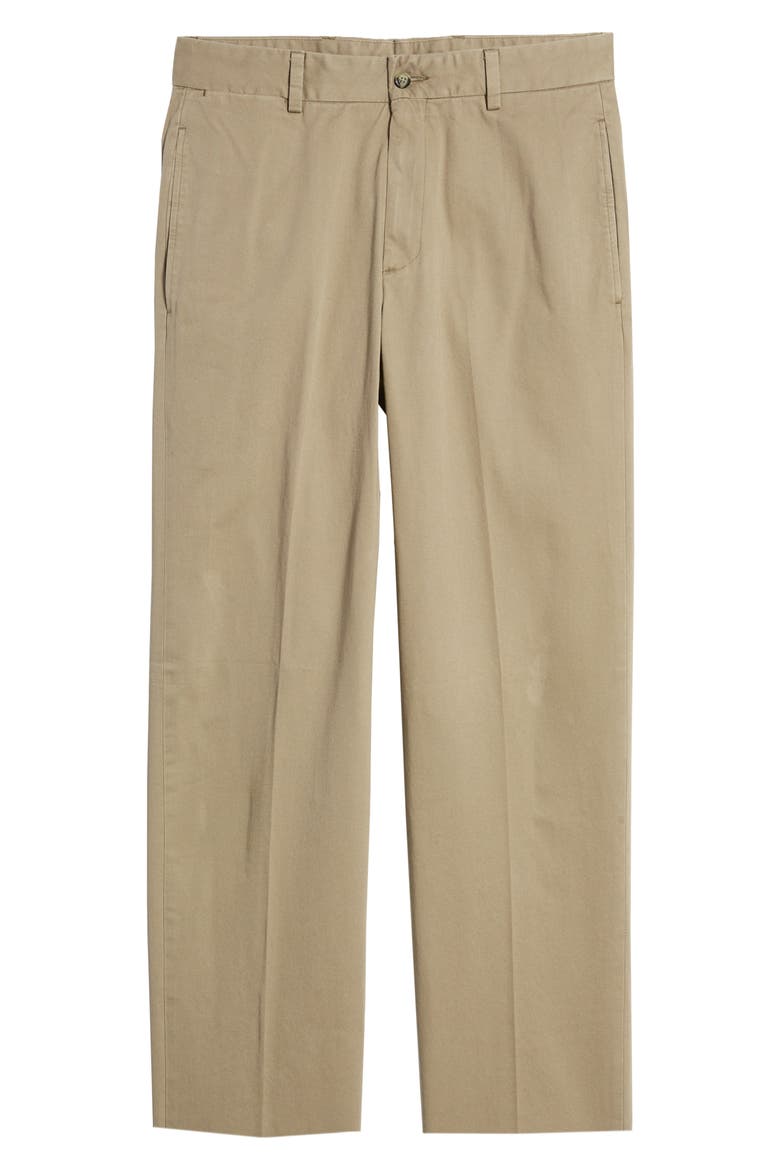 Charleston Khakis Flat Front Chino Pants, Alternate, color, OLIVE
