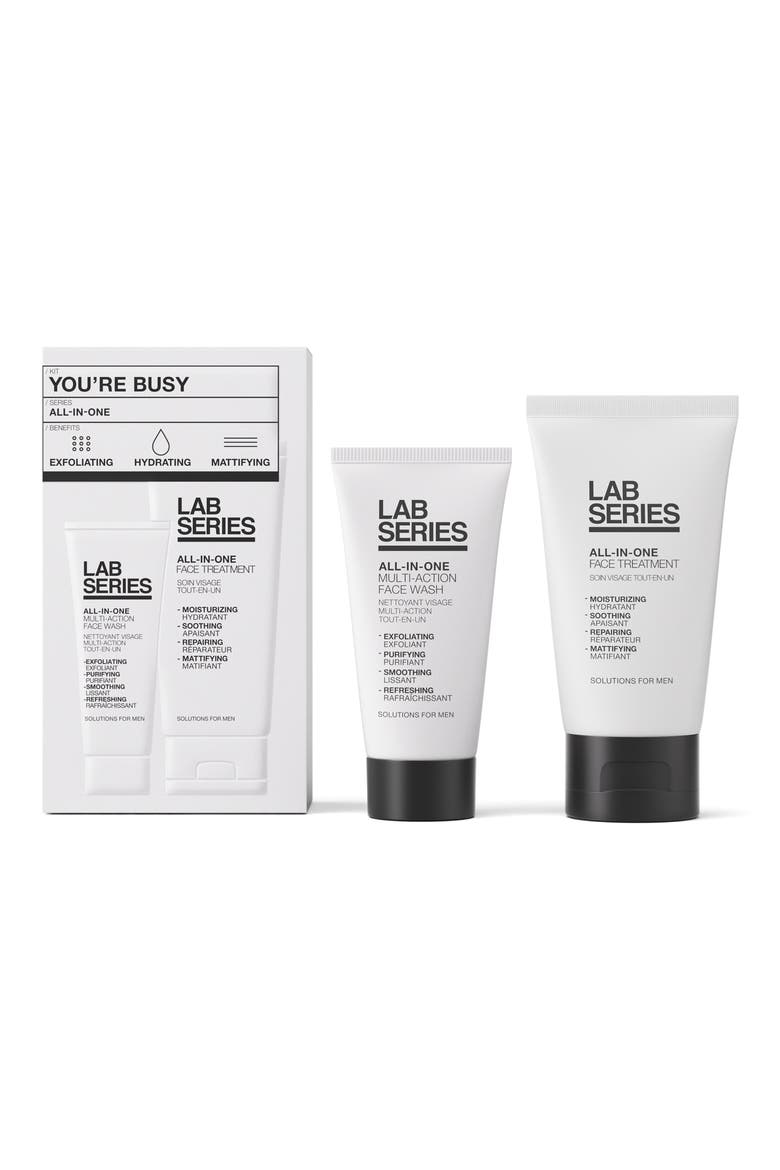 All-In-One You're Busy 2-Step Men's Skincare Set, Main, color, NO COLOR
