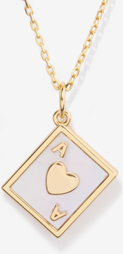 Little Sky Stone Ace of Heart Necklace