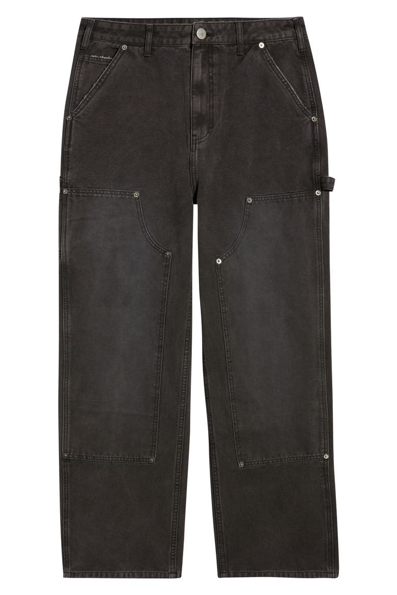 Industry Cotton Canvas Carpenter Pants, Alternate, color, BLACK
