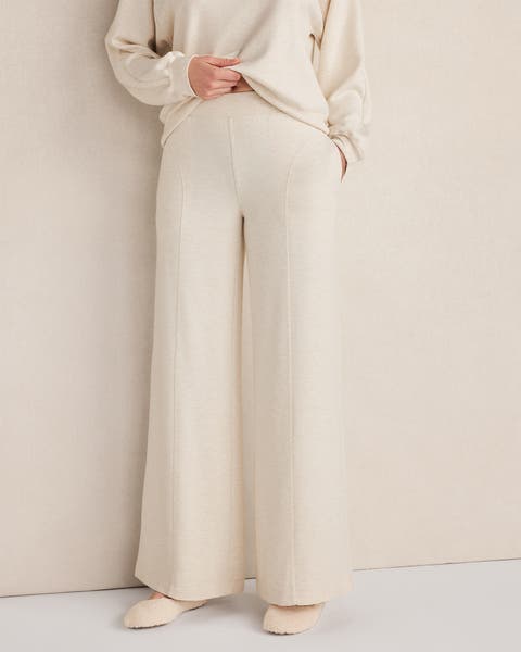 Soft Knit Wide Leg Pants