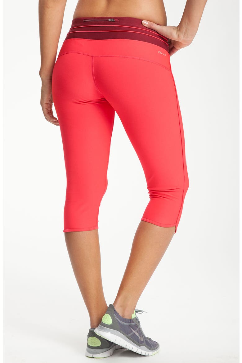 Low Rise Crop Capris, Alternate, color, SIREN RED