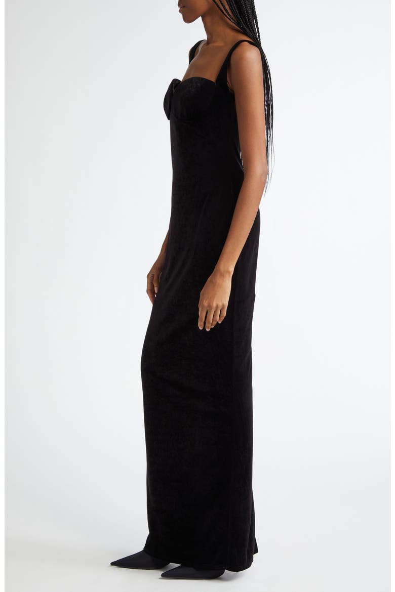 Velvet Gown, Alternate, color, 1000 BLACK