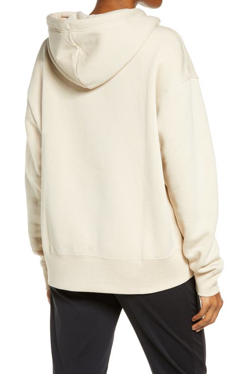 Nike Oversize Fleece Hoodie In White