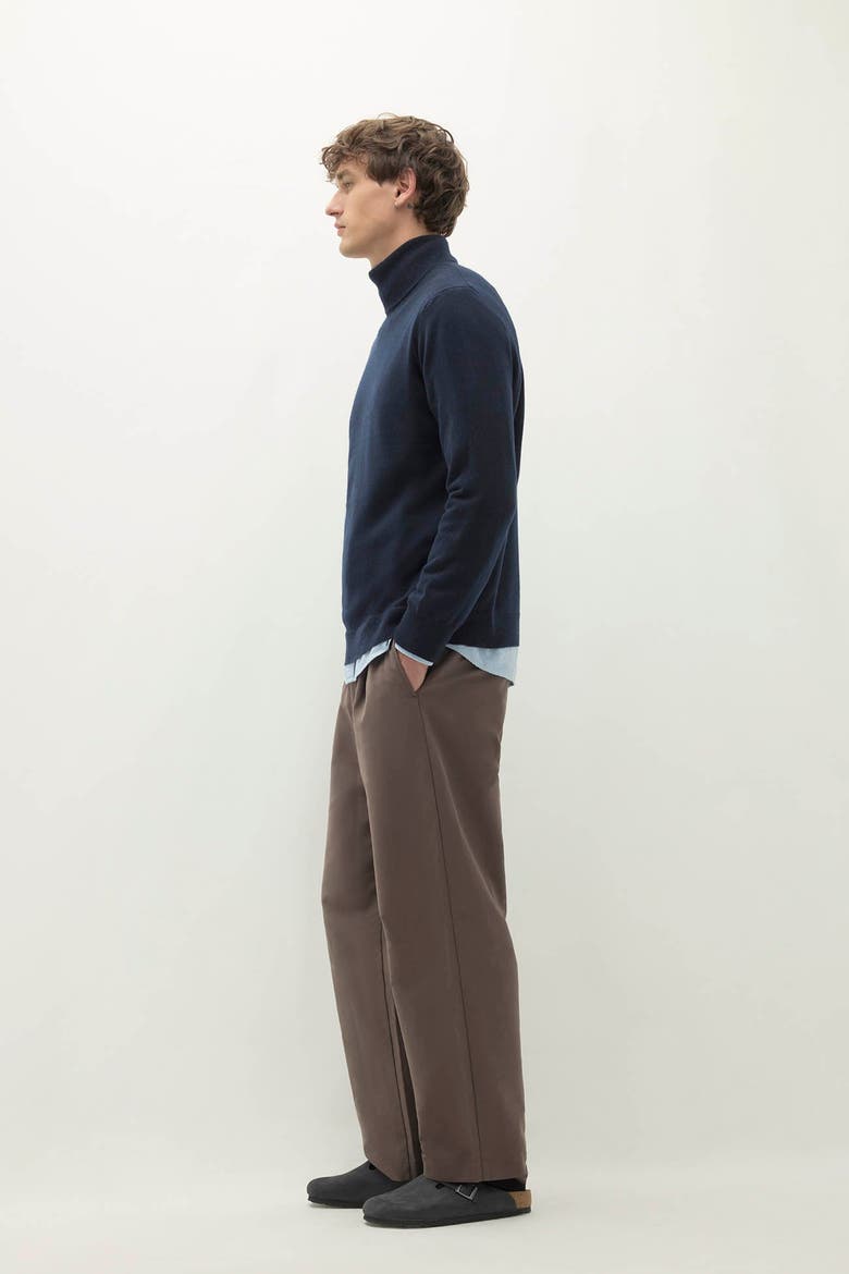 Nicholo Cashmere Turtleneck, Alternate, color, Ink Navy