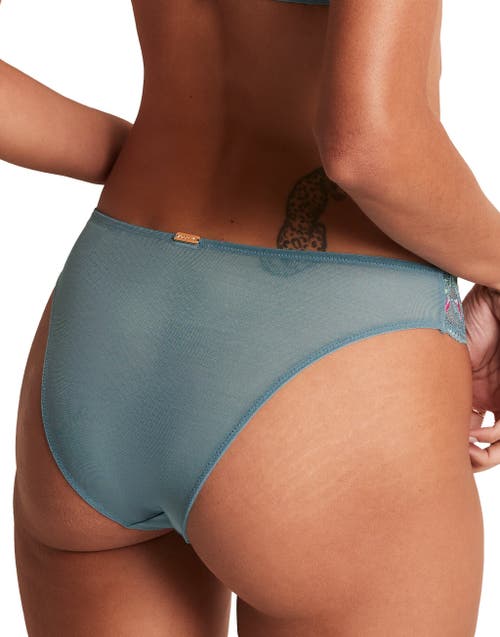 Adore Me Missy Brazilian Panties In Blue