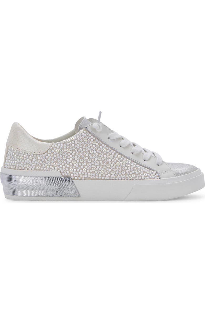 Dolce Vita Zina Imitation Pearl Sneaker, Alternate, color,