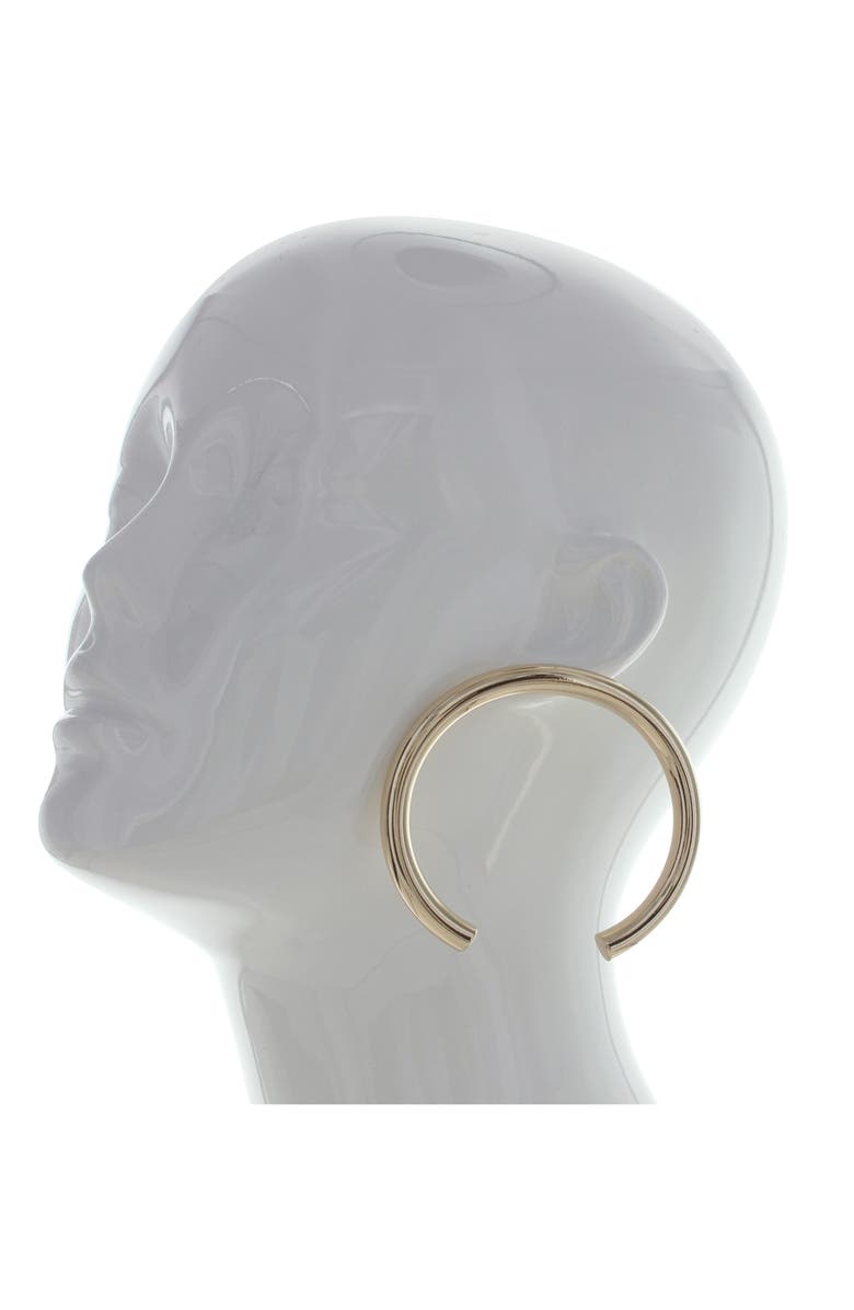 OLIVIA WELLES Mia Statement Hoop Earrings, Alternate, color, Gold