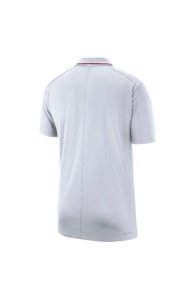 Nike Men's Nike White Arkansas Razorbacks 2023 Coaches Performance Polo, Alternate, color, White