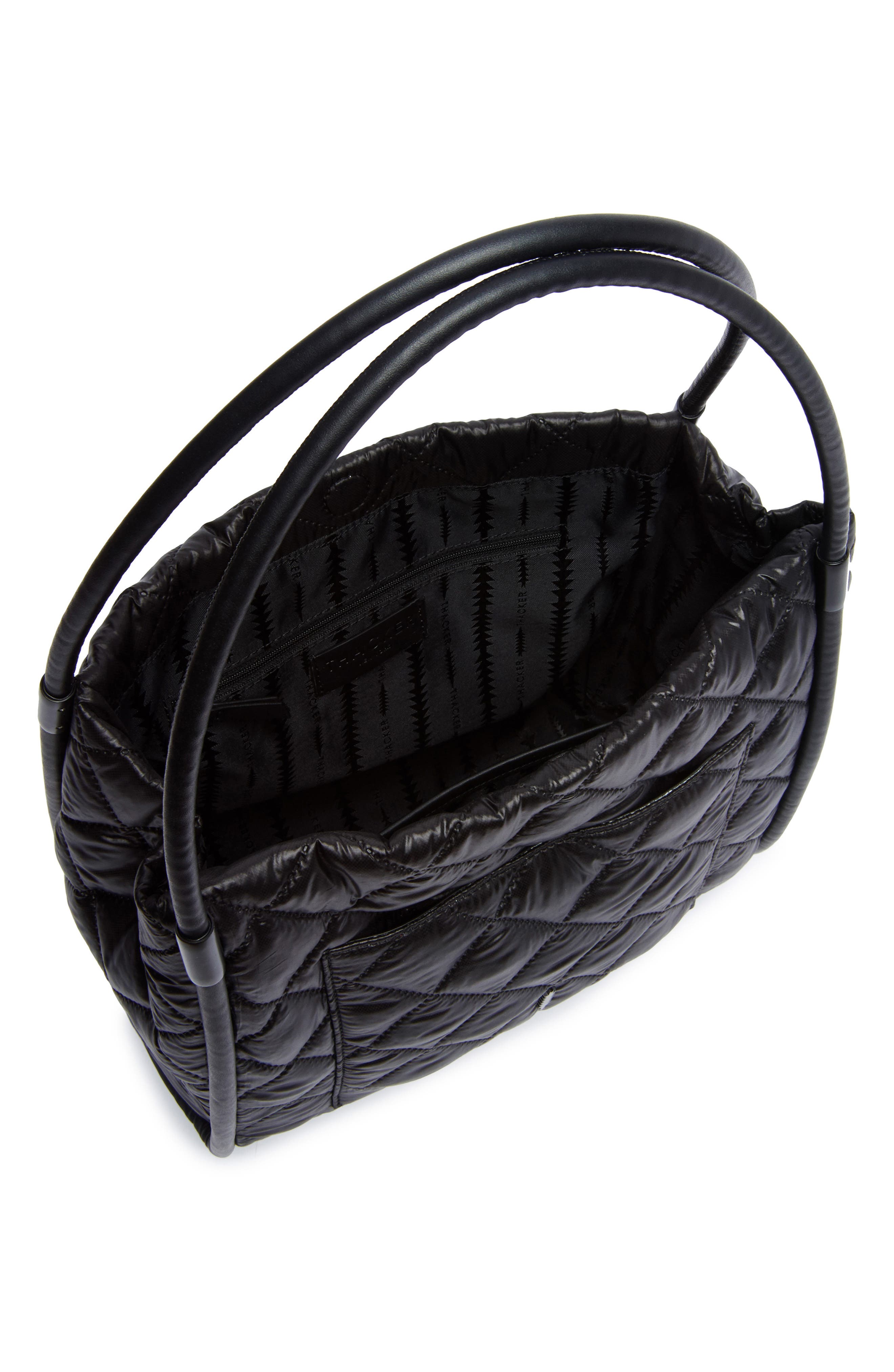 Thacker Tery Diamond Quilted Nylon Tote, Alternate, color, 