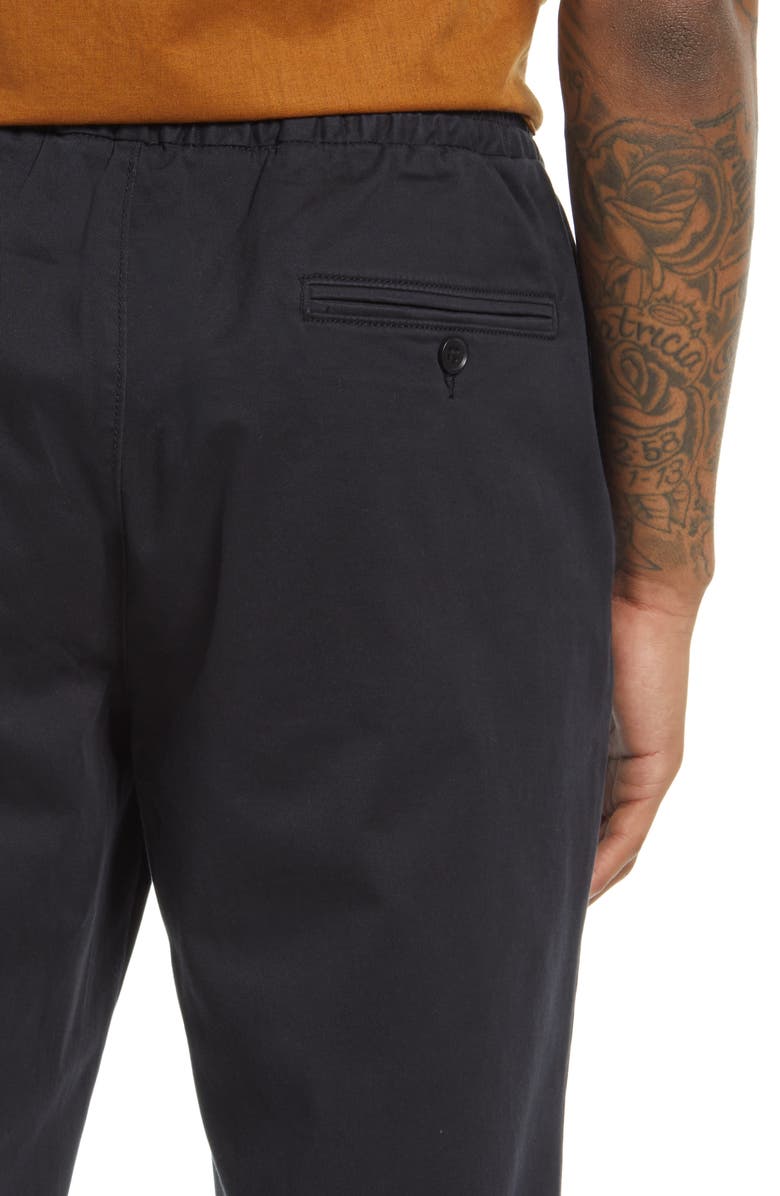 Treasure & Bond Elastic Waist Flat Front Chinos, Alternate, color,