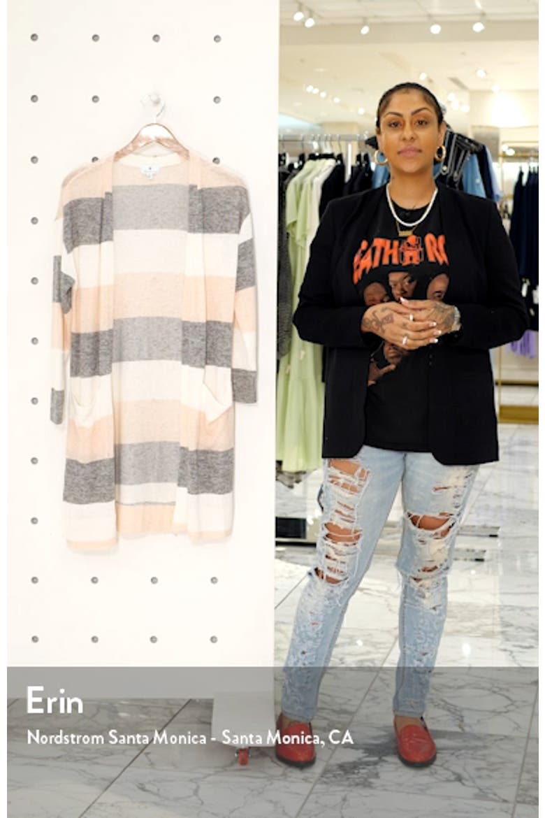 Stripe Longline Cardigan video