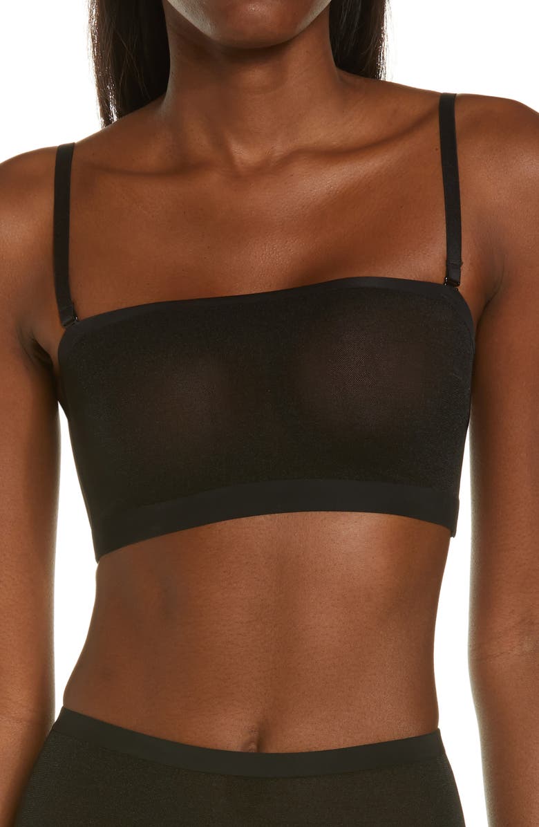SKIMS Sheer Sculpt Bandeau Bralette, Alternate, color, 
