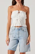 ASTR the Label Biffy Strapless Tiered Top
