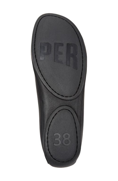 Camper Lace-up Leather Flats In Black