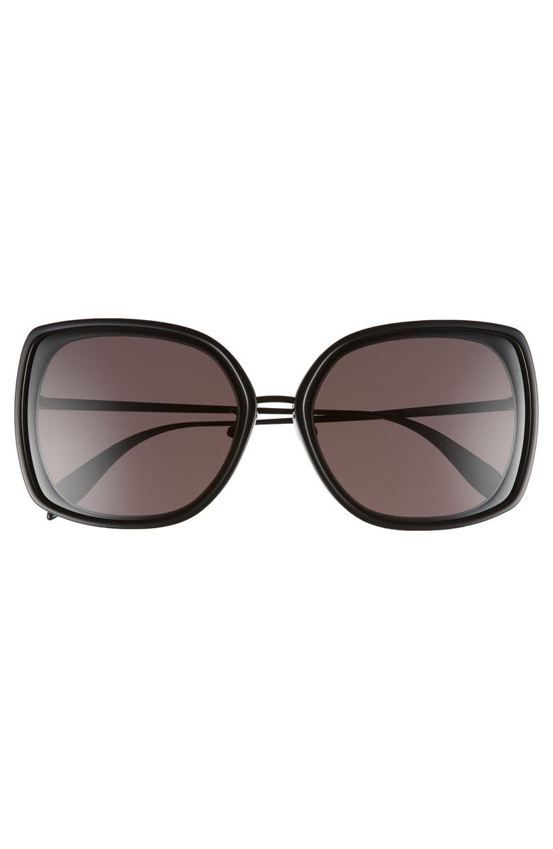 McQueen Alexander McQueen 57mm Square Sunglasses, Alternate, color, 