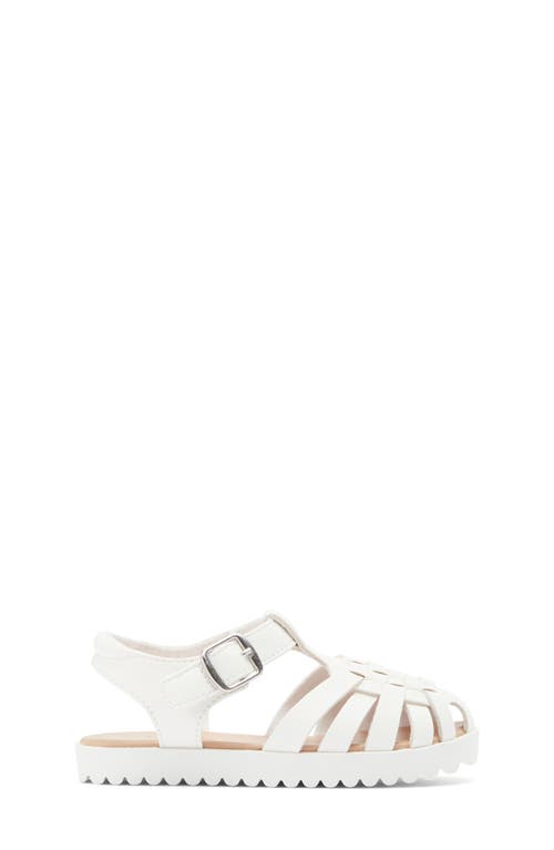 Nordstrom Rack Kids' Camellia Fisherman Sandal In White
