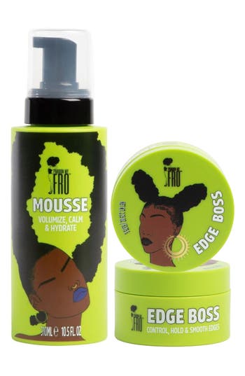 Pardon My Fro On Fleek Hair Styling Bundle Set In Transparent