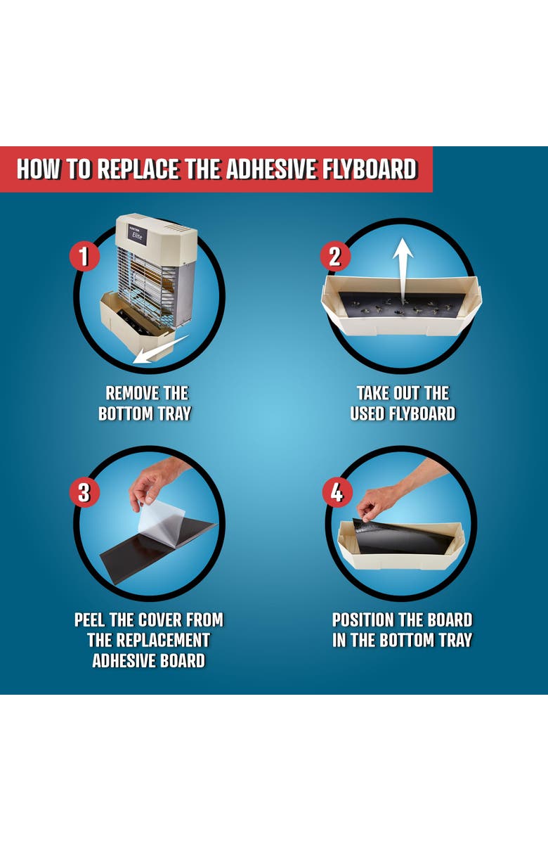 Flowtron Replacement Adhesive Fly Sticky Board (Pack of 12) for FC-4700, Alternate, color, 