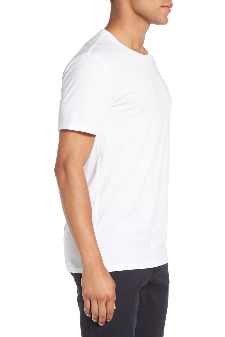 Slim Fit Crewneck T-Shirt, Alternate, color, OPTIC WHITE