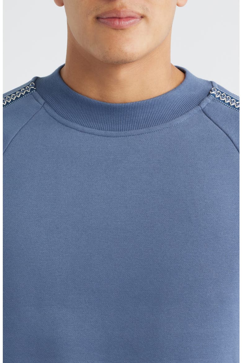 Tasman Crewneck Sweatshirt, Alternate, color, DARK WAVE