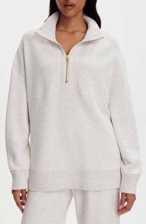 Molly Longline DoubleSoft® Half Zip Sweatshirt