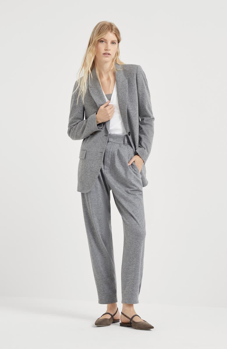 Brunello Cucinelli Tailored trousers, Alternate, color, Grey