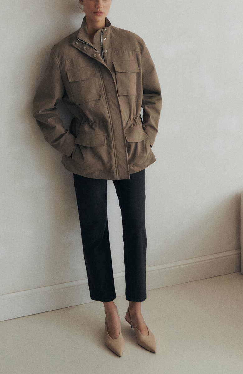 MANGO Straight Leg Ankle Maternity Jeans, Alternate, color, Black Denim