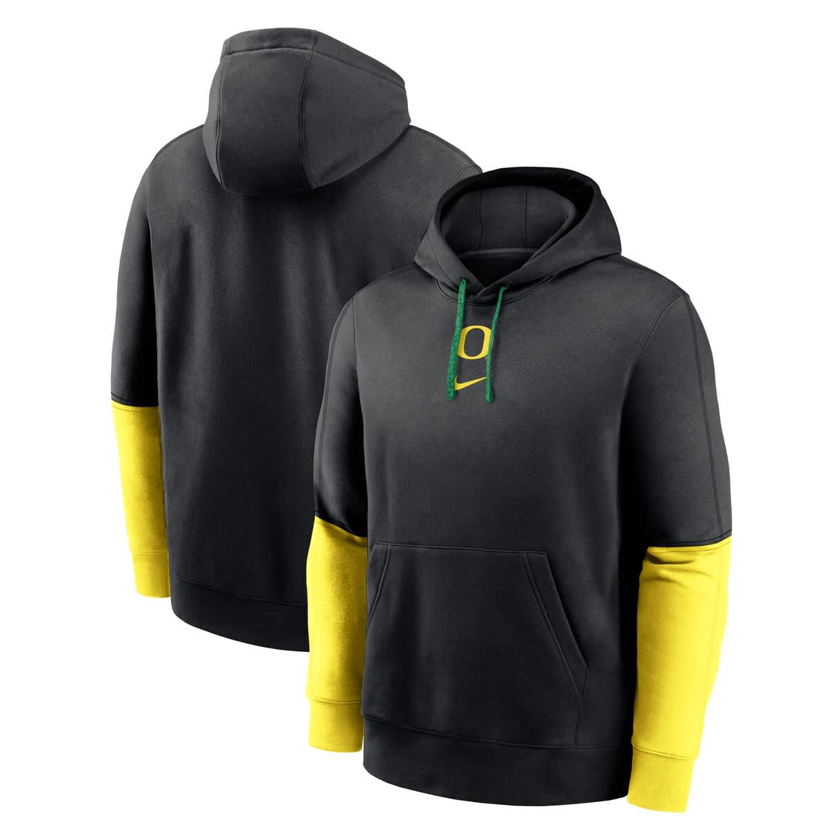 nike black and yellow hoodie
