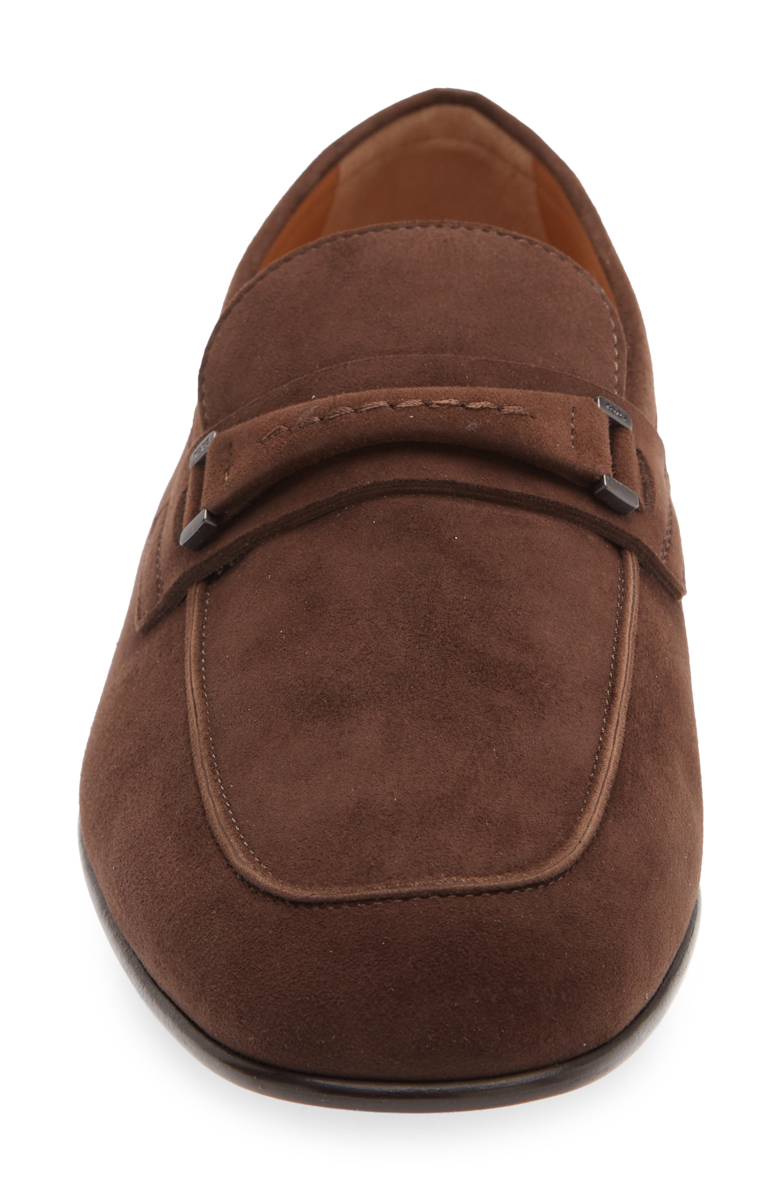 Pashmy Suede Loafer, Alternate, color, MARRONE AFRICA