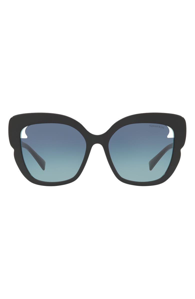 Tiffany & Co. 56mm Square Cat Eye Sunglasses, Main, color, 