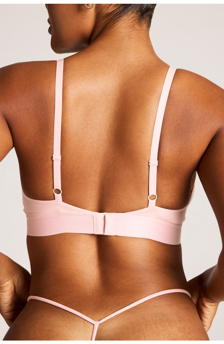 Negative Underwear Glacé Triangle Bra, Alternate, color, Shell