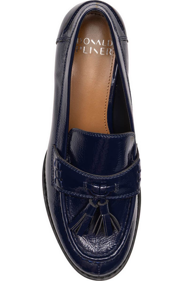 Donald Pliner Tassel Loafer Pump, Alternate, color, Navy