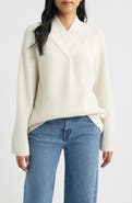 Mavi Jeans Wool Blend V-Neck Sweater