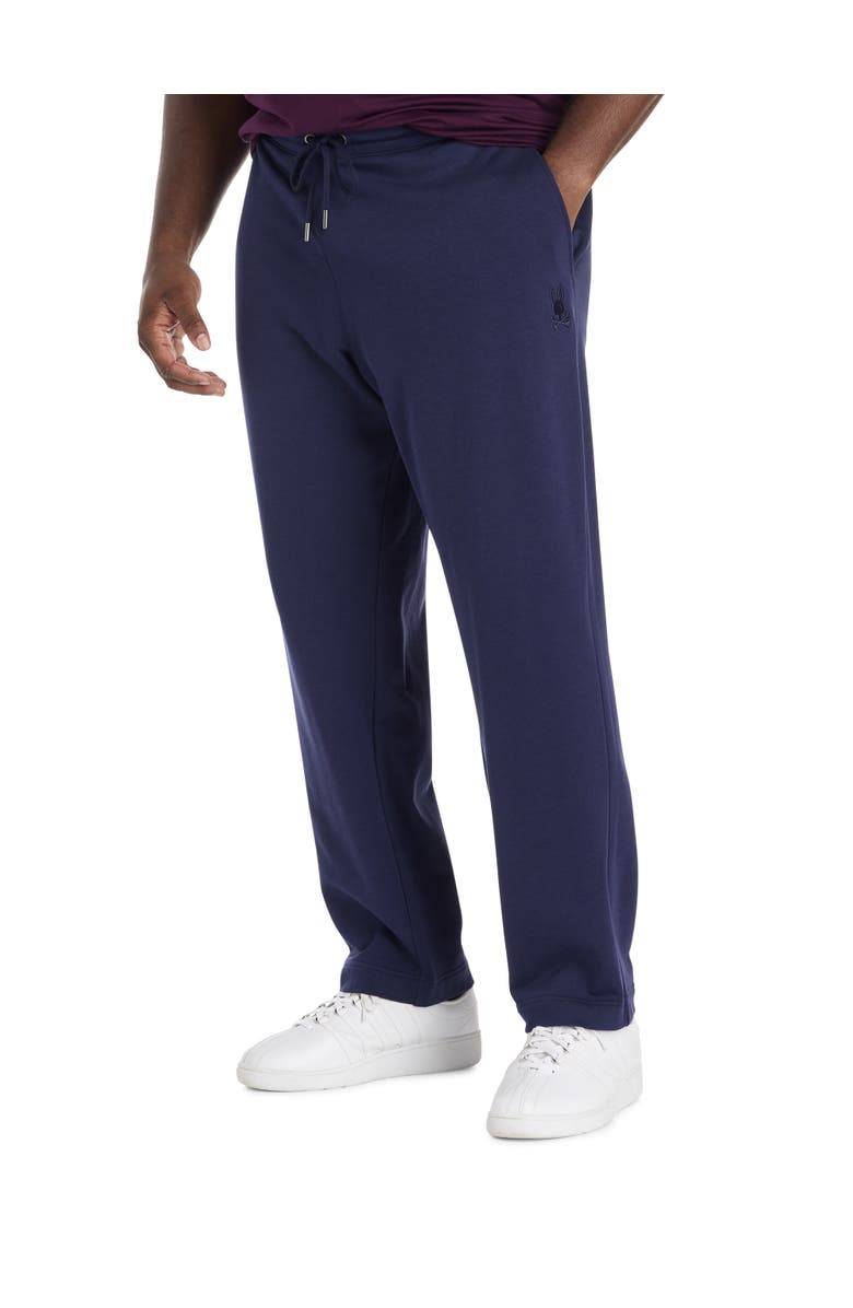 Psycho Bunny Big & Tall Axel Sweatpants, Main, color, Evening Blue