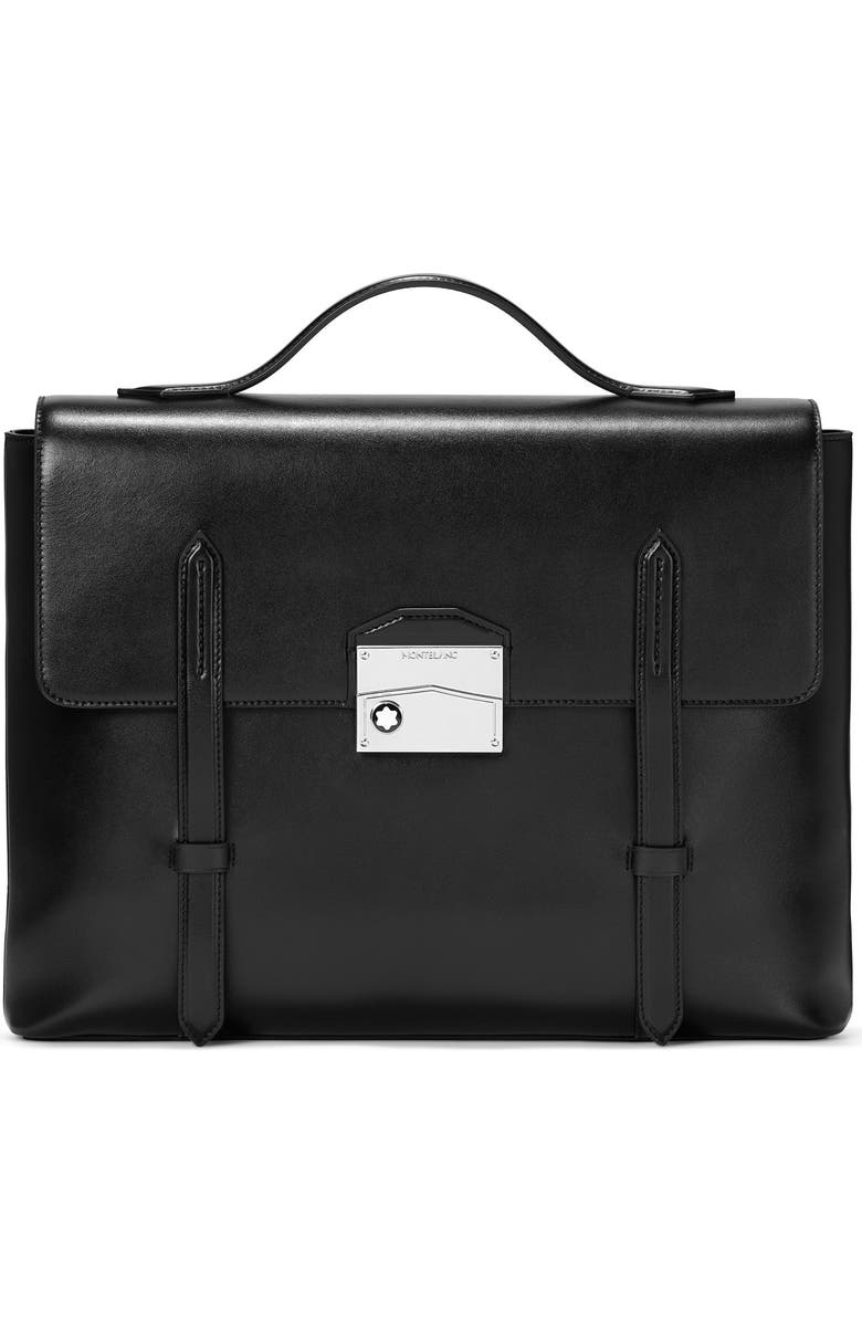 Montblanc Meisterstück Neo Leather Briefcase, Main, color,
