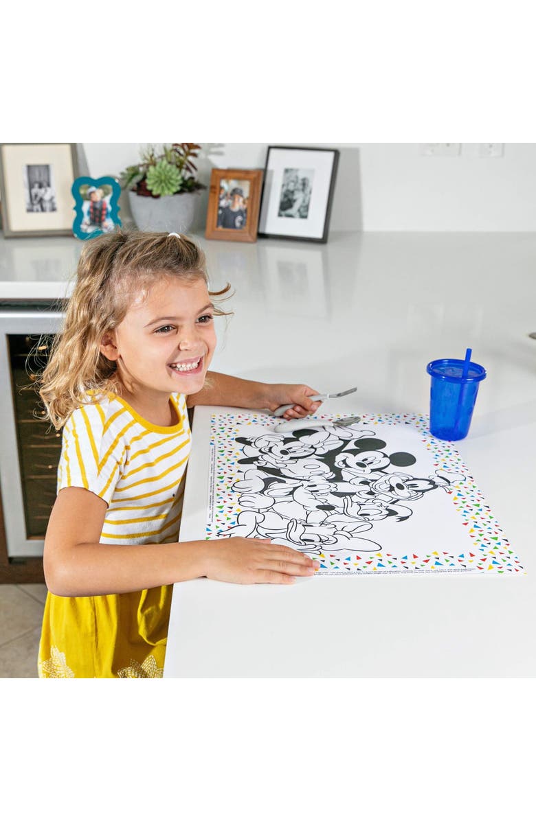 J.L. Childress J.L Childress Healthy Habits Disposable ColorMe Placemat 24 Pack Mickey and Friends, Alternate, color, Mickey And Friends