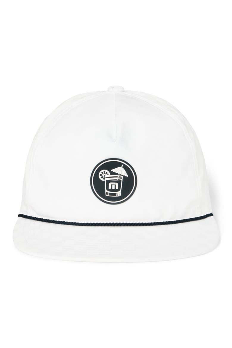 Margarita Pitcher Snapback Baseball Cap, Alternate, color, WHITE