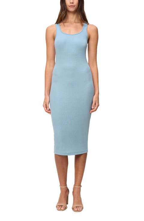The Scoop Neck Midi Dress