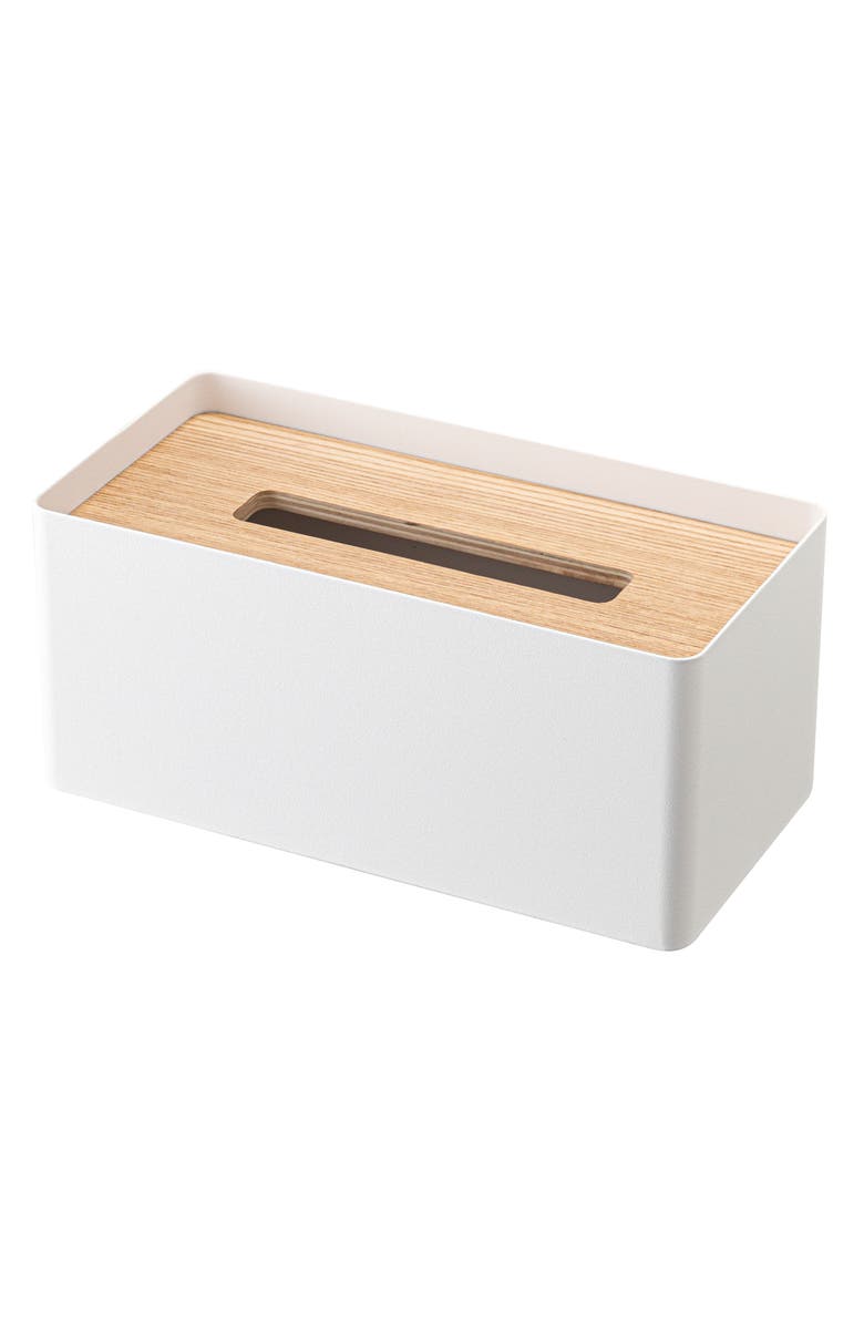 Yamazaki Standard Rectangular Tissue Box Case, Main, color, Ash