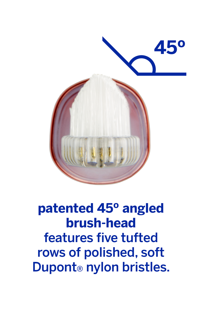 Supersmile Zina45 sonic pulse toothbrush replacement heads, Alternate, color, Chrome Rose