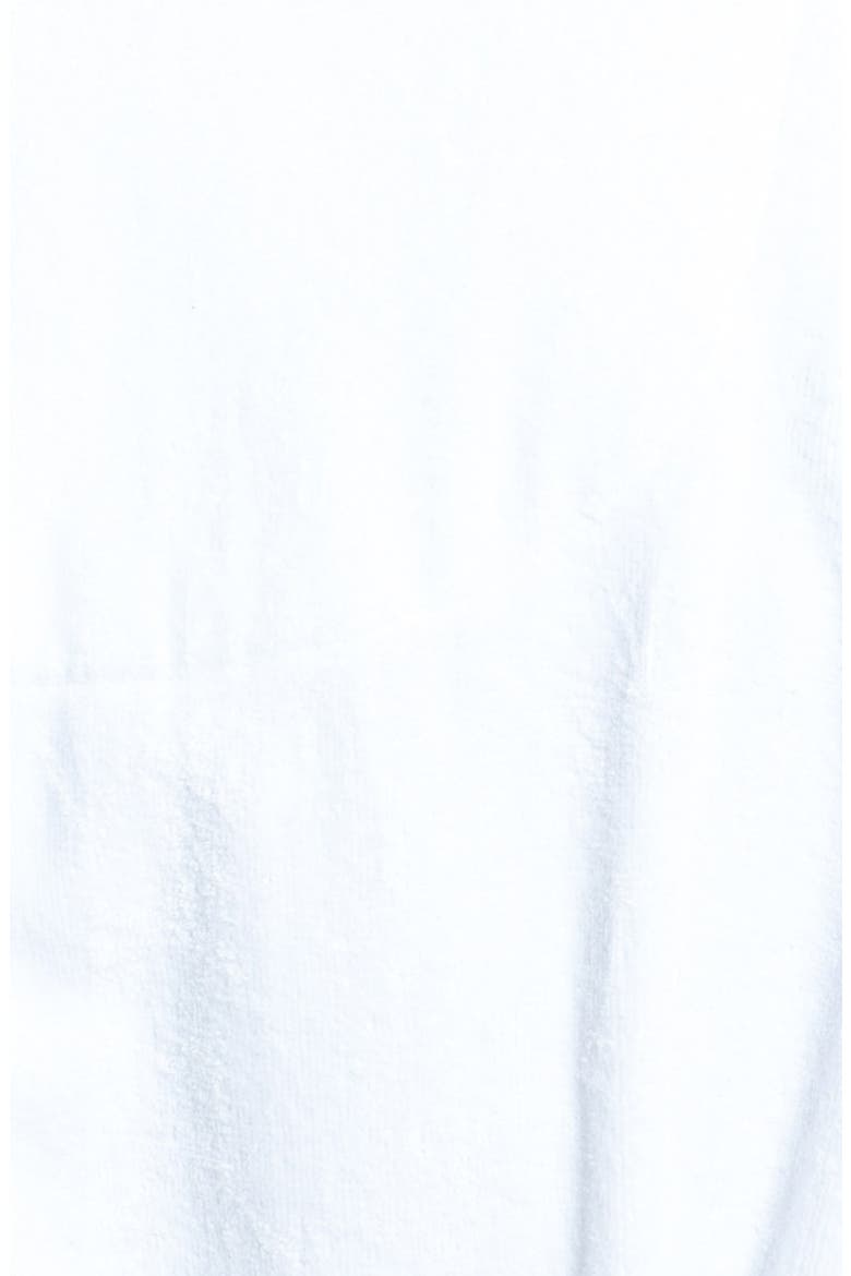 Terry Velour Robe, Alternate, color, WHITE