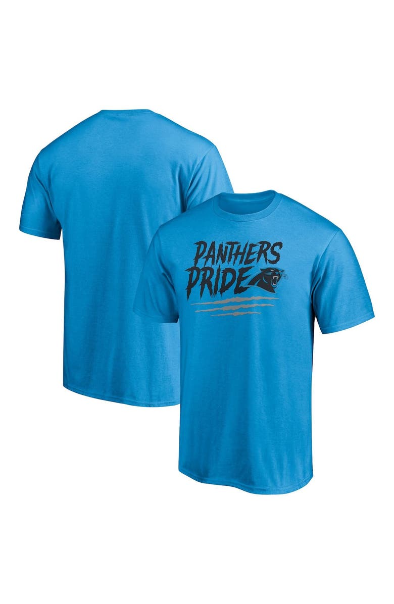 FANATICS Men's Fanatics Branded Blue Carolina Panthers Hometown Collection 1st Down T-Shirt, Main, color, 