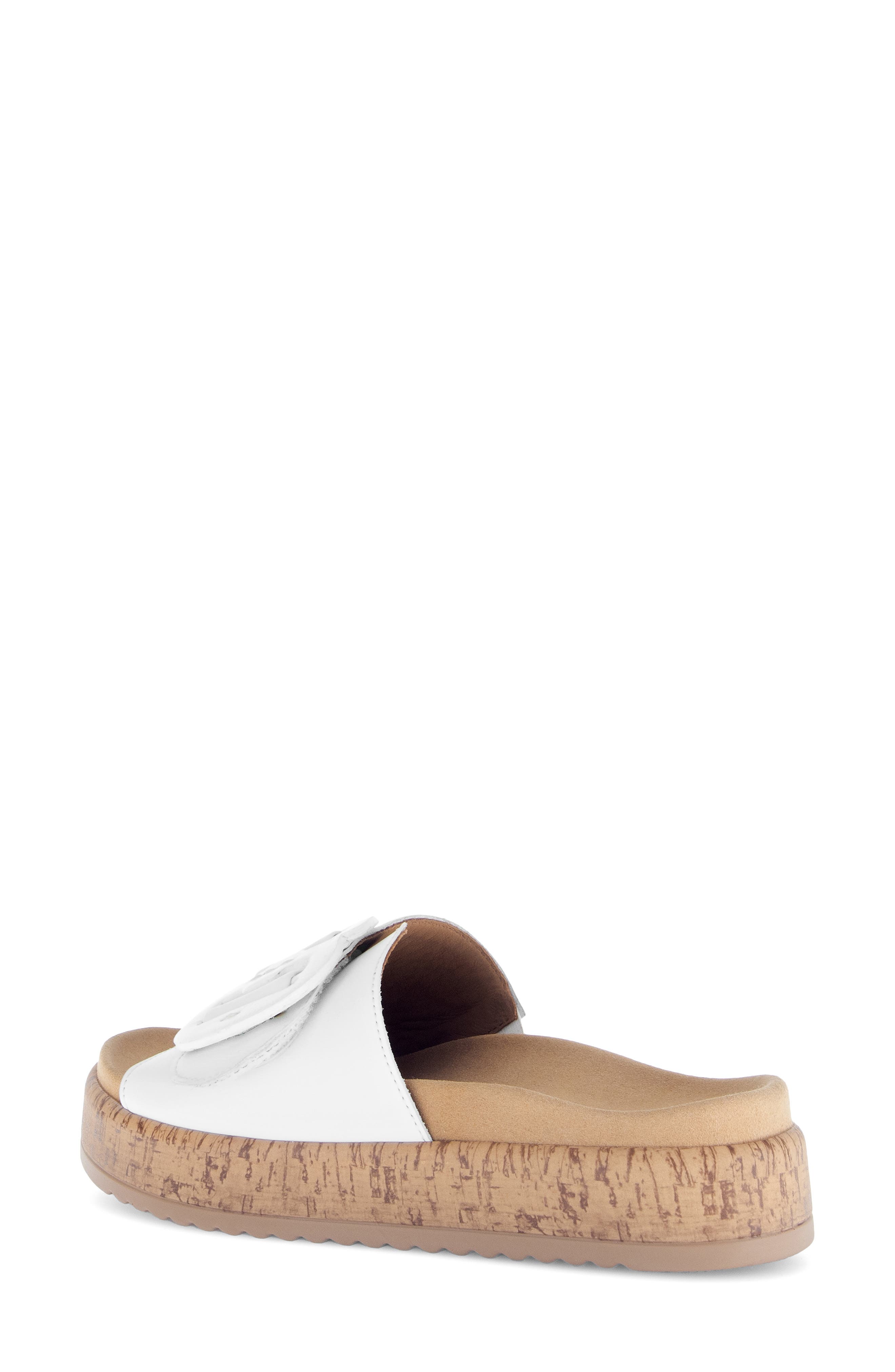 Gabor Platform Slide Sandal, Alternate, color, White
