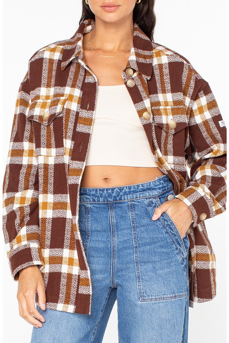 Overlander Cotton Button-Up Shirt, Main, color, TIRAMISU